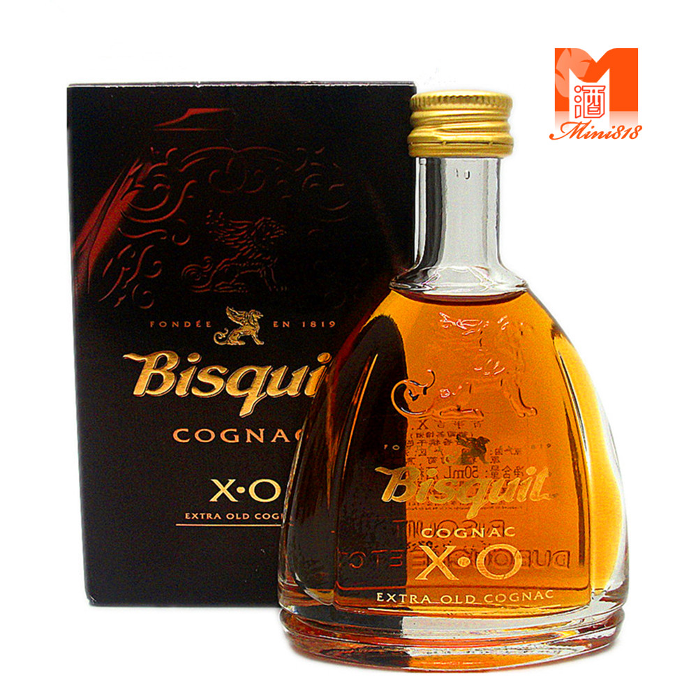 bisquit 百事吉extra old xo超级干邑白兰地(中文)50ml小酒版40%